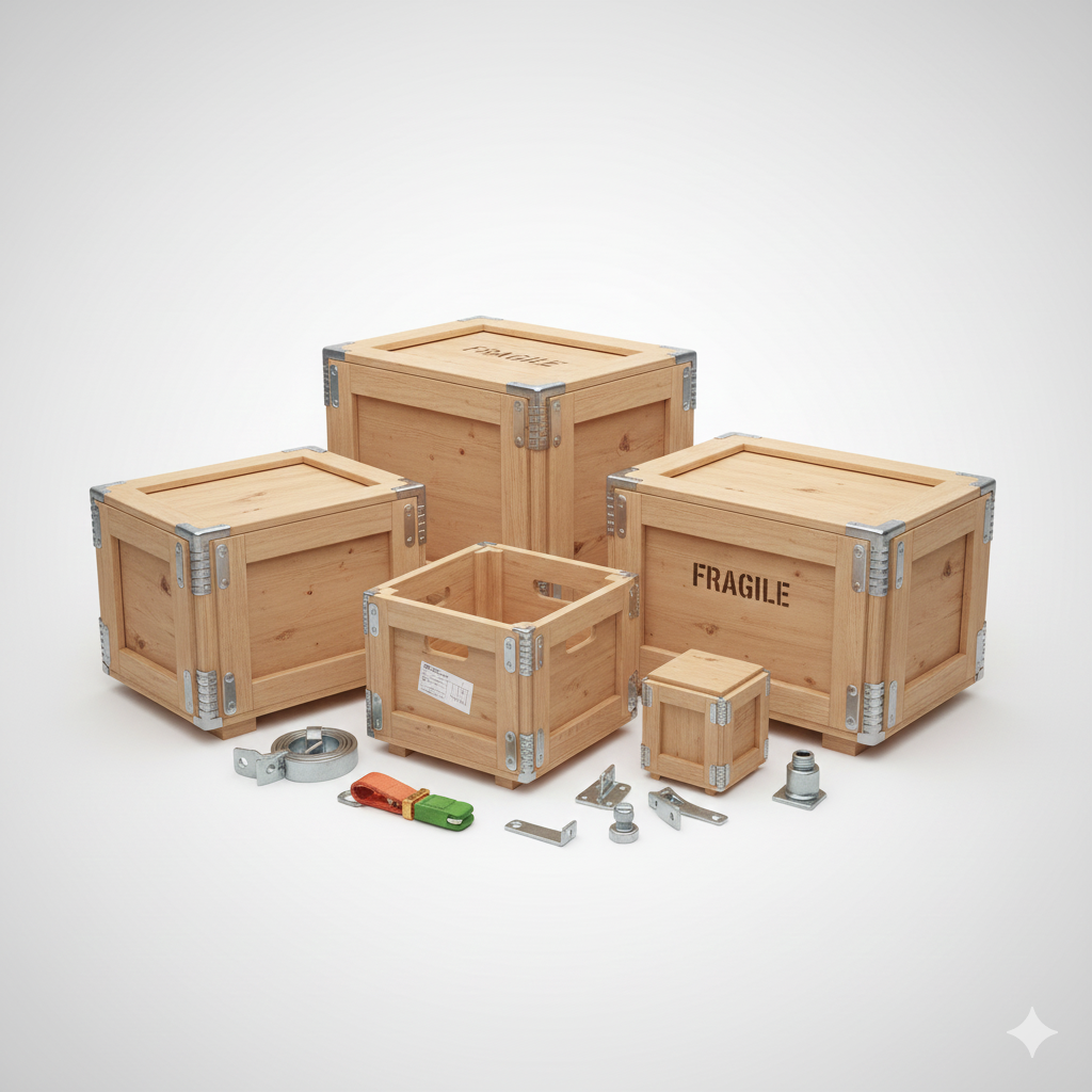 Caisse en bois sur mesure maroc - transport etranger - Nimp15