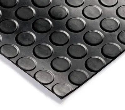 Rouleau gerflex à pastille 1.5mm (2x15m) noir