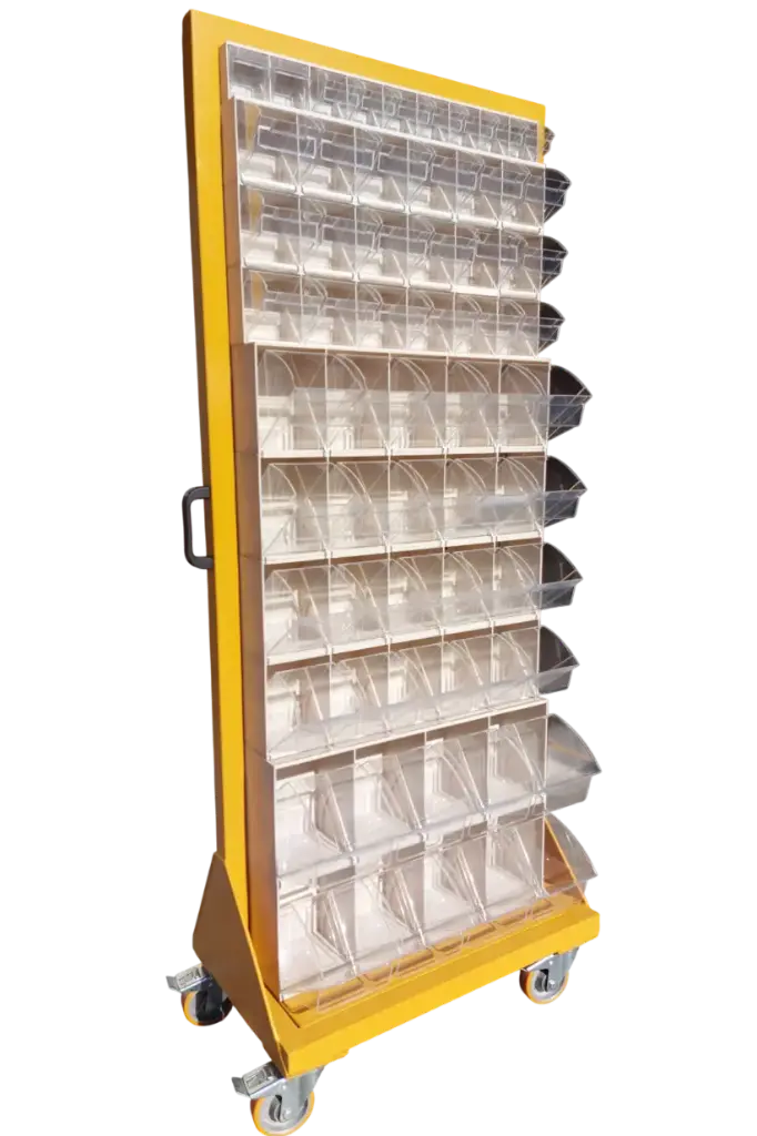 [TRACT-CRC-0009] Chariot à bac transparent (bouchon)